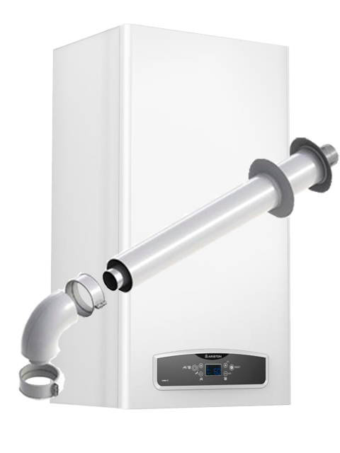 Ariston CARES XC 24 Kw cu kit de evacuare