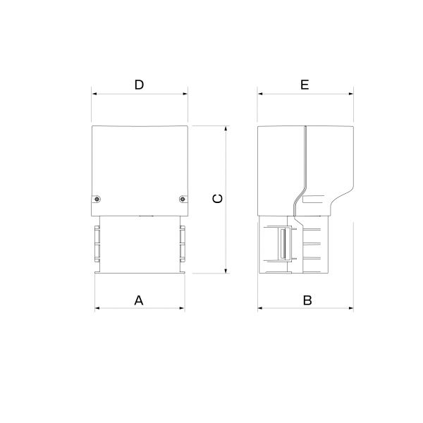 Manson flexibil pentru Excellens MGF 72-EXC PVC gri SCD100586