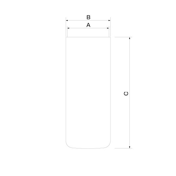 Racord pentru unitate exterioara din cauciuc anti-UV – Ø60 mm – alb SCD100602
