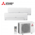 Mitsubishi Electric  MXZ-2HA50 +2xMSZ-HR25K dublu split Inverter smart 18000BTU