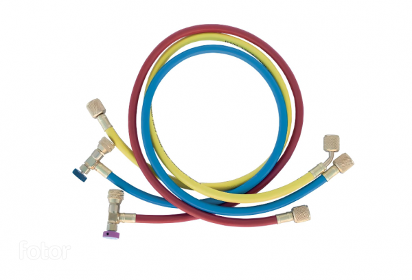 Set 3 furtunuri flexibile cu valve pentru compresoare
