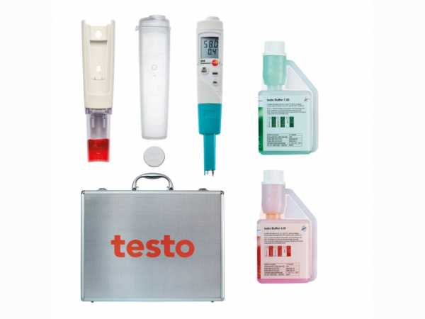 set testo 206-pH1 - instrument de măsurare a pH-ului/temperaturii pentru lichide