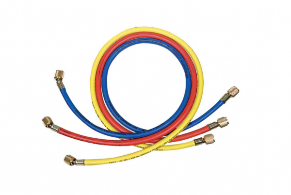 Kit statie manometrica cu 2 iesiri si protectie din cauciuc + 3 tuburi R32-R410A-R22