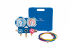 Kit statie manometrica cu 2 iesiri si protectie din cauciuc + 3 tuburi R32-R410A-R22