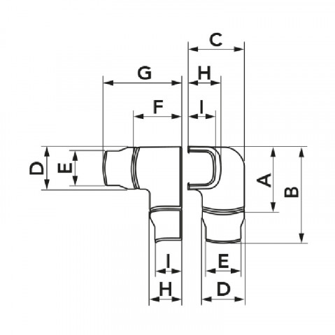 Curba canal de rotatie stinga MRS 62-OPT WHITE