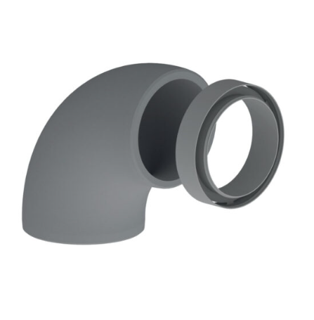 Cot de 90° din EPS pentru MVHR Ø125 / Ø160