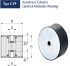 Antivibrant 1040 TYPE C - FF 70/50 M12X10/M12X10 SH.55