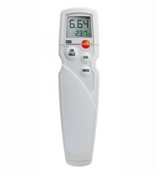 testo 205 - Instrument de măsurare a PH-ului cu o singură mână