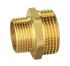 Ниппель латунный низкий  MM 1”x1/2''