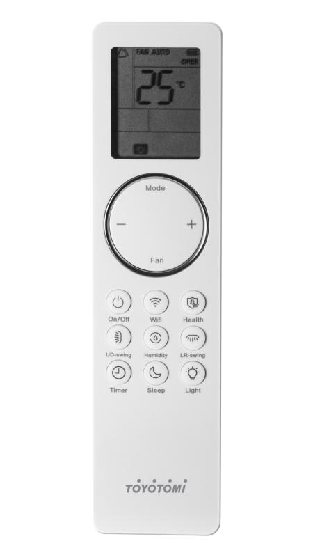 TOYOTOMI ErAI White 24000 BTU Ionizator și WiFi